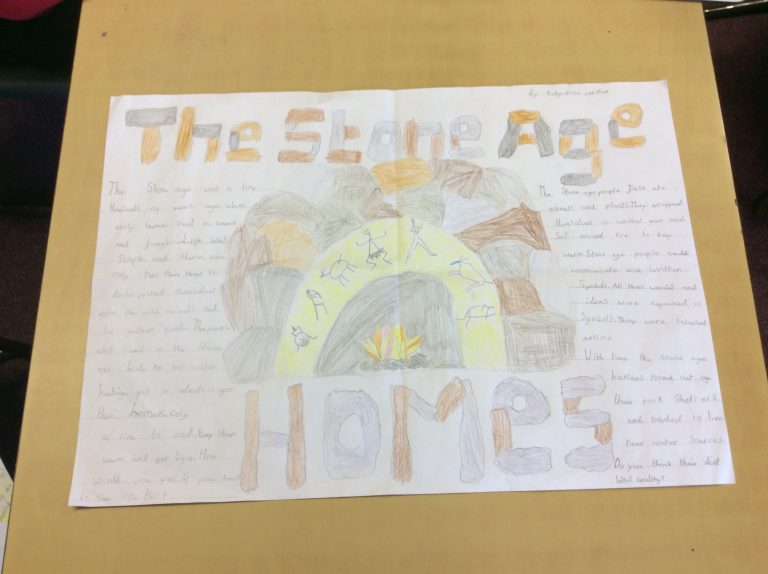 stone age homework ideas year 3